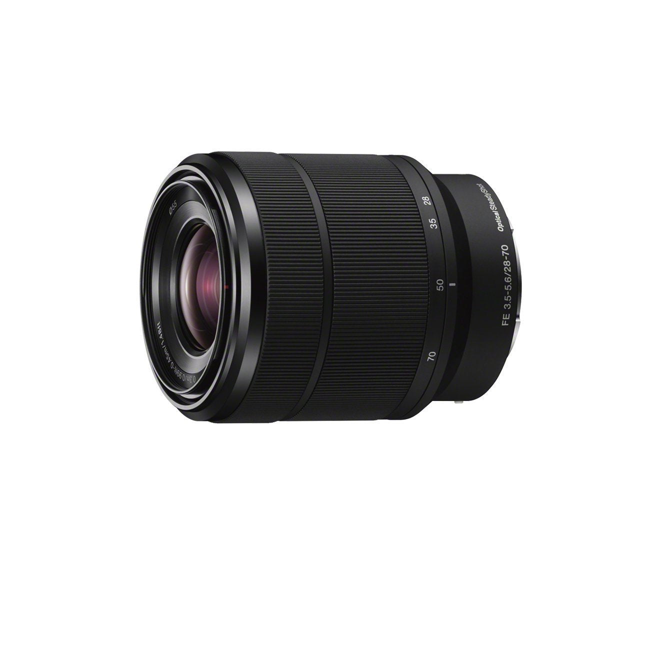 Sony - 28 mm to 70 mm - f/3.5 - 5.6 - Zoom Lens for Sony E - Designed for Camera - 55 mm Attachment - 0.19x Magnification - 2.5x Optical Zoom - Optical IS - 2.9Diameter -