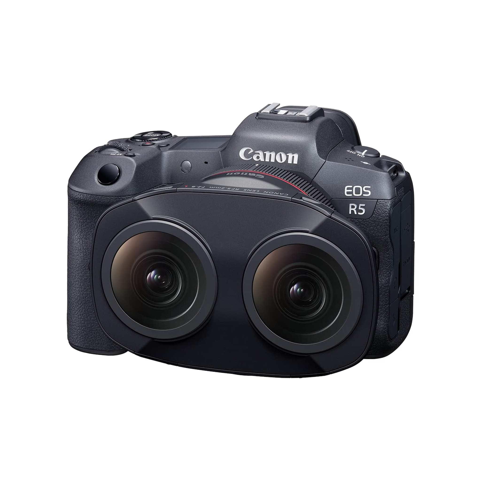 Canon RF5.2mm F2.8 L Dual Fisheye Lens - 3D Virtual Reality, 180 Degree VR, Canon EOS R5 Compatible Black