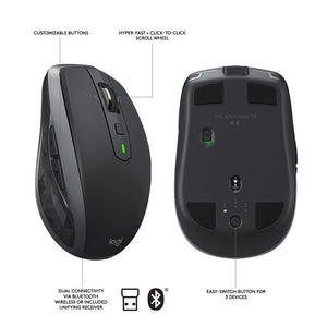 Logitech MX Anywhere 2S Wireless Mouse - Graphite