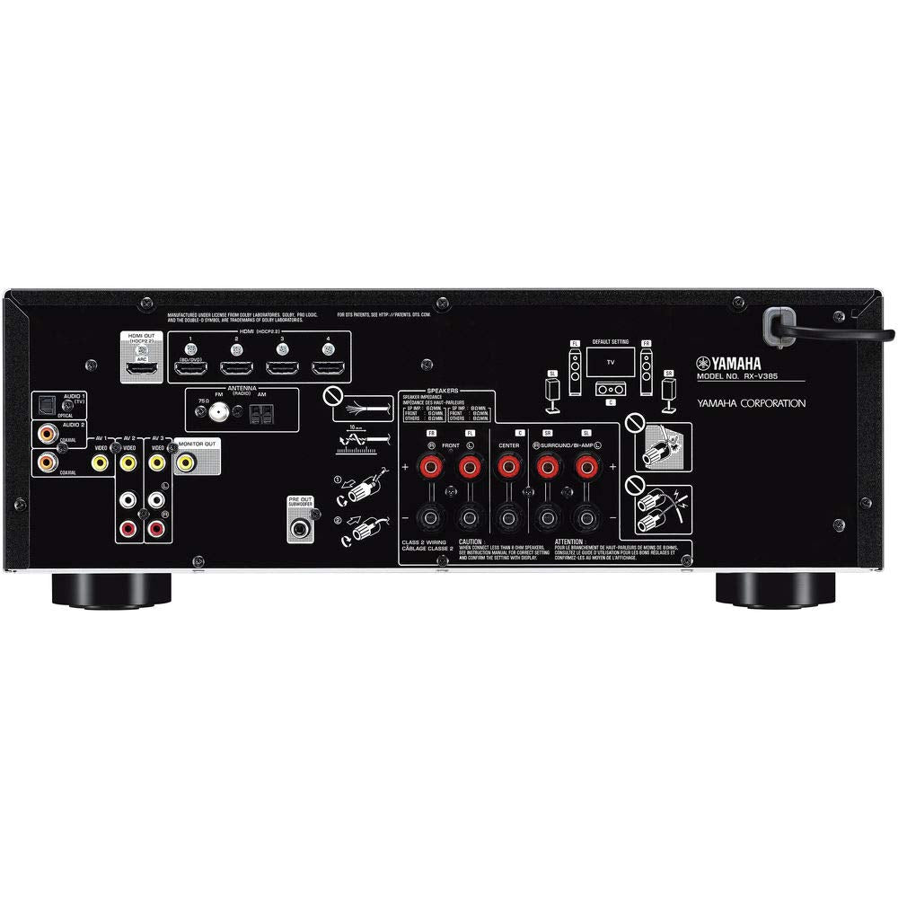 Yamaha 5.1-Channel A/V Receiver Accessory Kit - Includes - 4 x HDMI Cable + More!