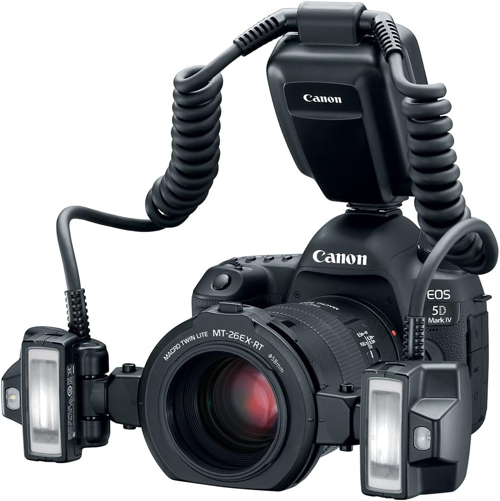 Canon MT-26EX-RT Macro Twin Lite (2398C002) Advanced Bundle with Light + Tripod