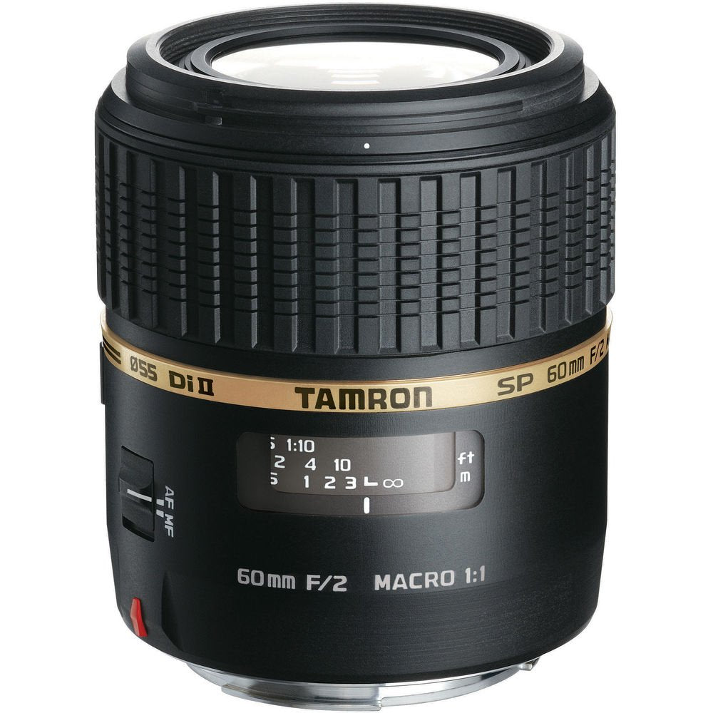 Tamron SP 60mm f/2 Di II 1:1 Macro Lens for Sony A for Sony A Mount + Accessories (International Model with 2 Year Warra