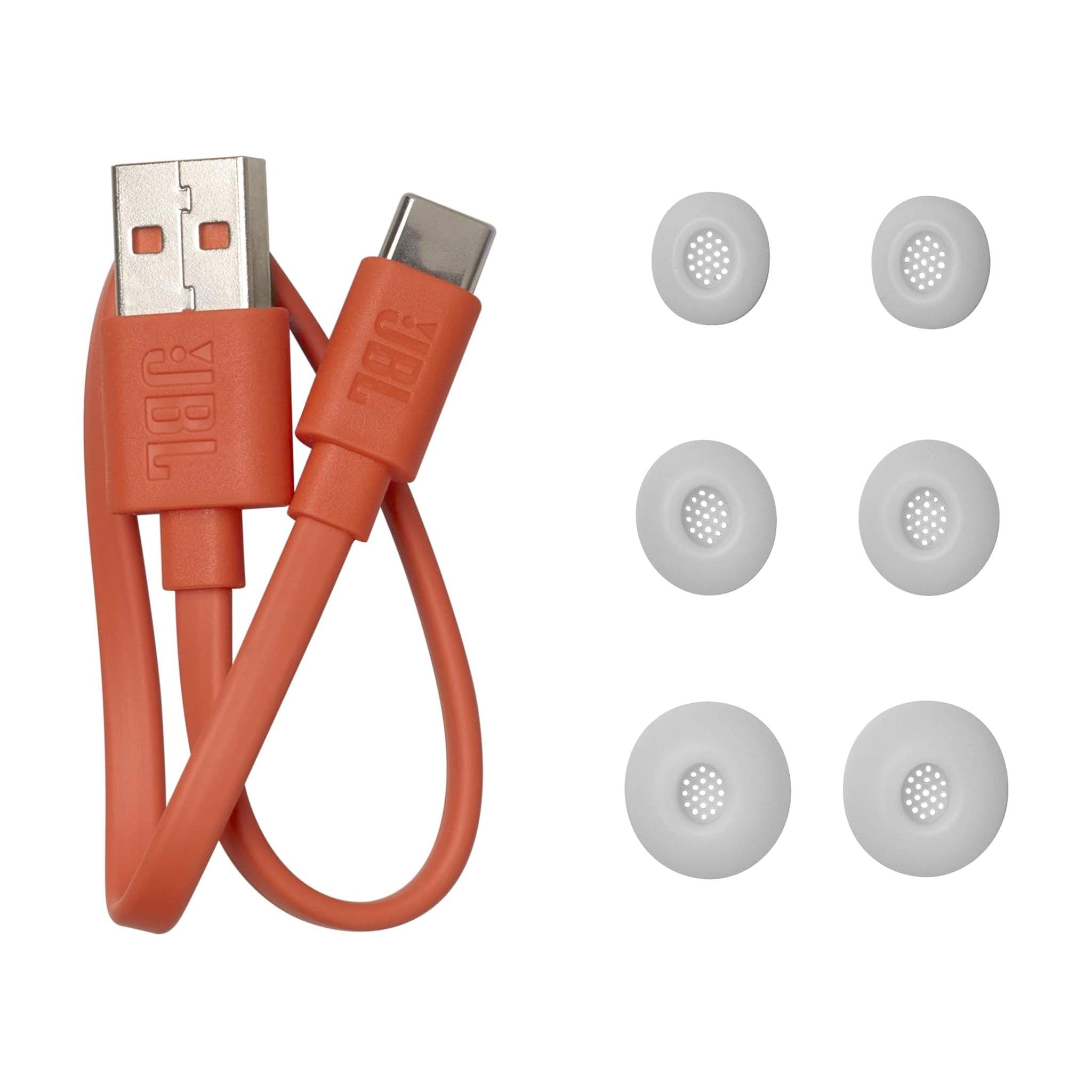 JBL Live Buds 3 - True Wireless Noise-Cancelling Bud-Type Earbuds Silver