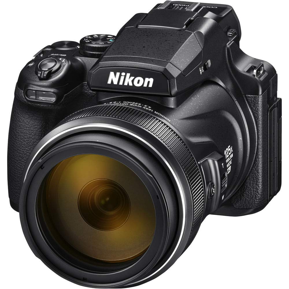 Nikon COOLPIX P1000 Digital Camera 16MP 125x Optical Zoom & Build in Wi-Fi + Slave Flash + Macro Filter Kit + UV Protection Filter + Wireless Remote + Tripod - (Intl Model)