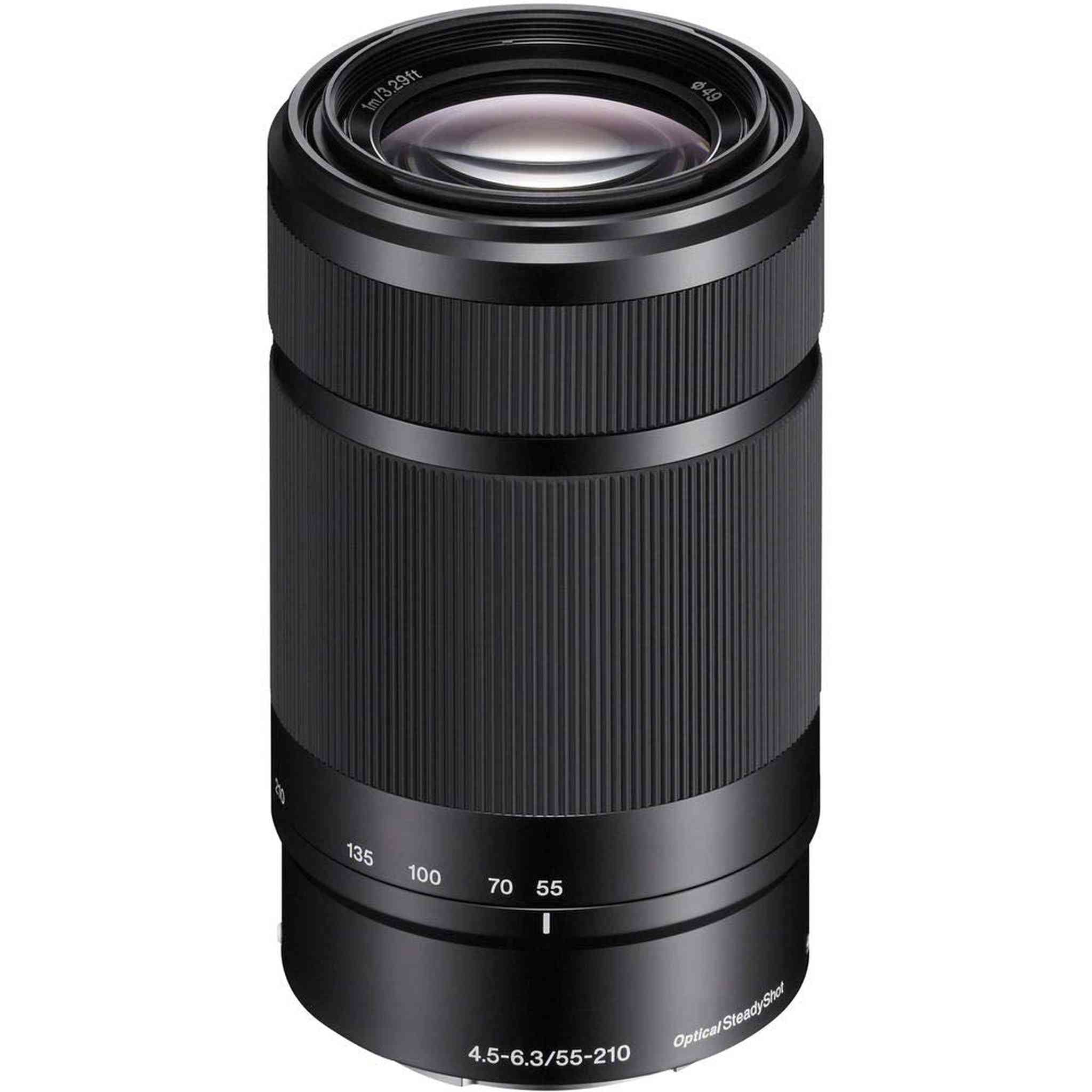 Sony Alpha a6000 Mirrorless Camera with 16-50mm and 55-210mm Lenses ILCE6000Y/B with Sony FE 85mm Lens, Soft Bag, Additi - Used Sony