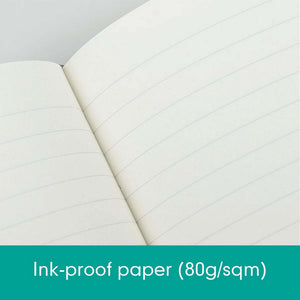 Leuchtturm1917 Medium A5 Ruled Hardcover Notebook Emerald - 249 Numbered Pages