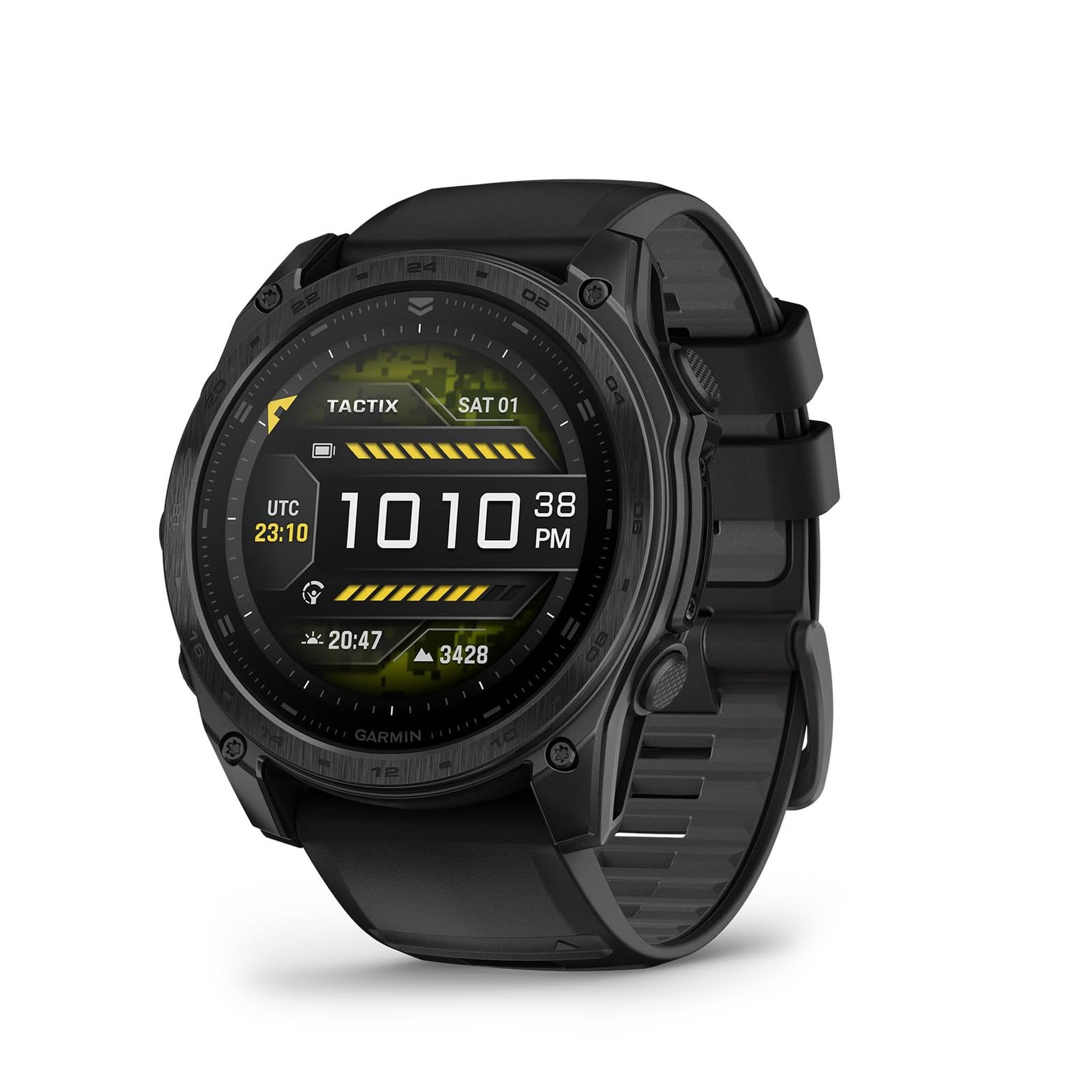 Garmin tactix® 8 47mm, AMOLED Display, Premium Tactical GPS Smartwatch, Includes Applied Ballistics Ultralight™ Solver Garmin