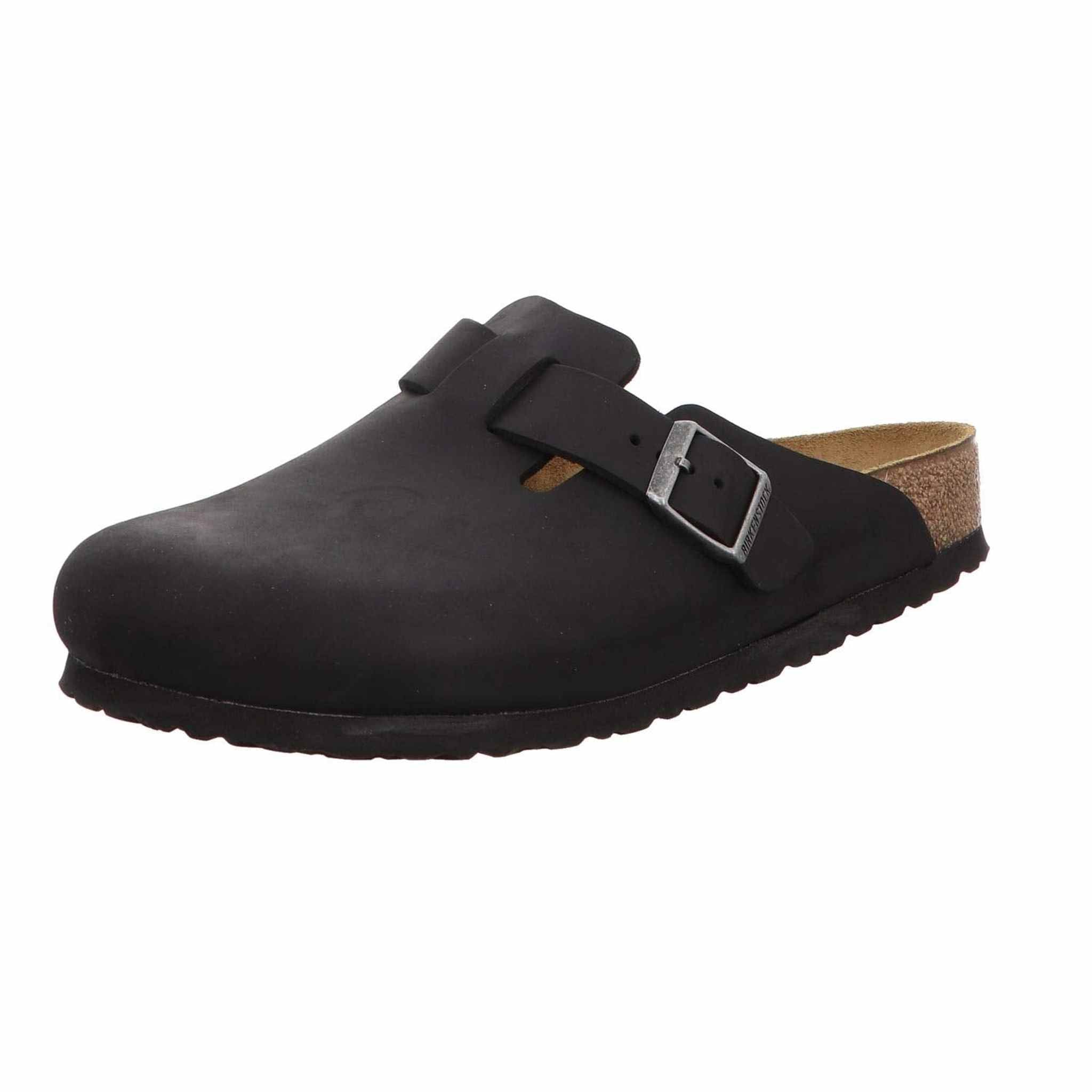 Birkenstock Men's Undercut Open Back House Slippers, Black/White, 6.5 AU