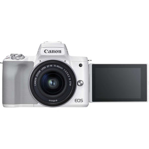Canon EOS M50 Mark II + EF-M 15-45mm is STM Kit White