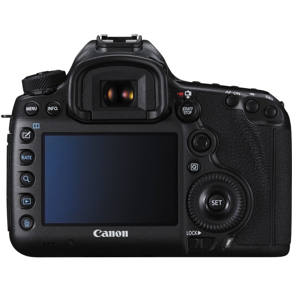 Canon EOS 5DS DSLR Camera with 24mm f/2.8 STM Lens + Wireless Remote + UV Protection Filter + Case + Wrist Strap Pro Bundle