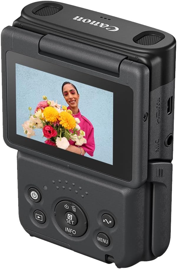 Canon PowerShot V10 Vlog Camera Black