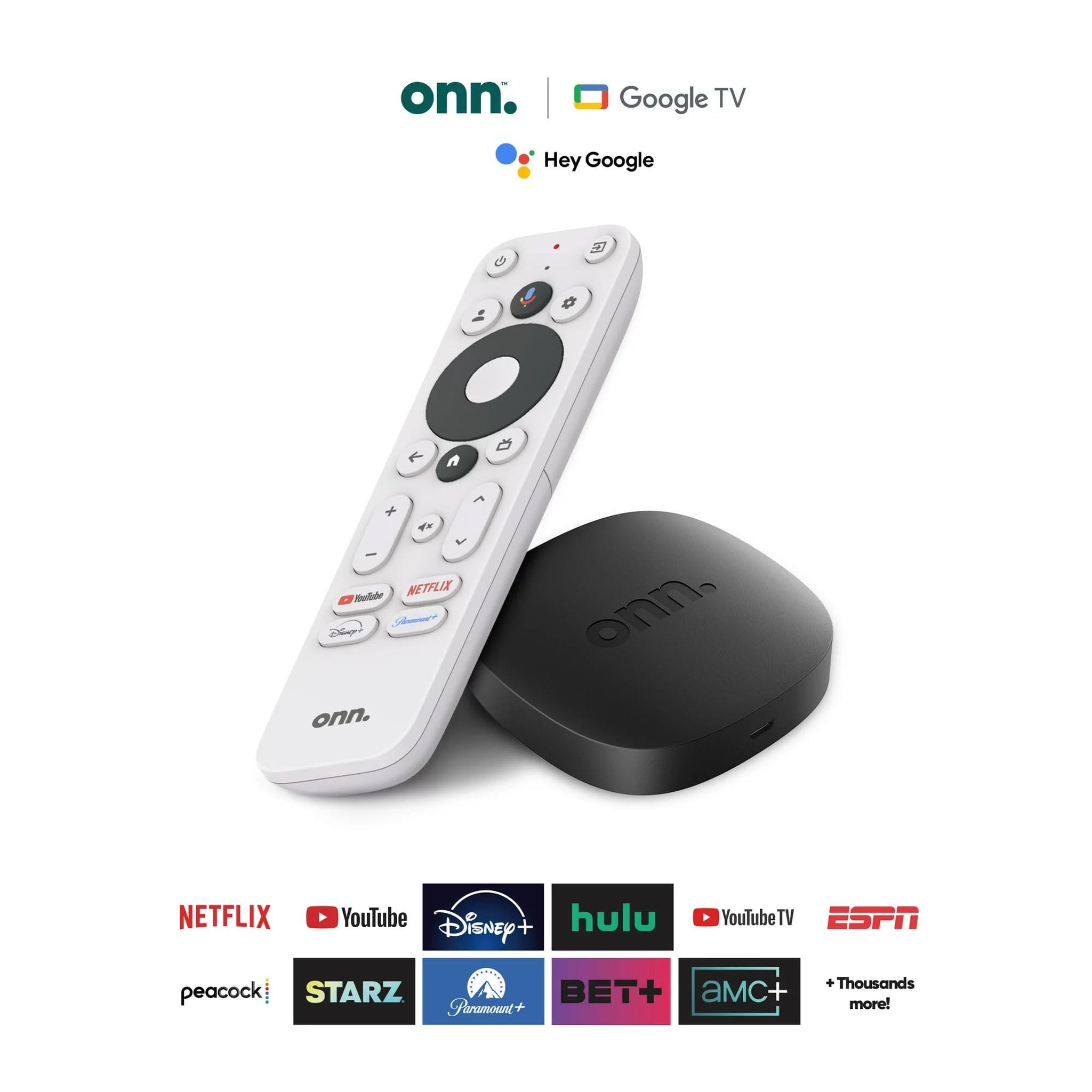 onn. Google TV 4K Streaming Box ONN