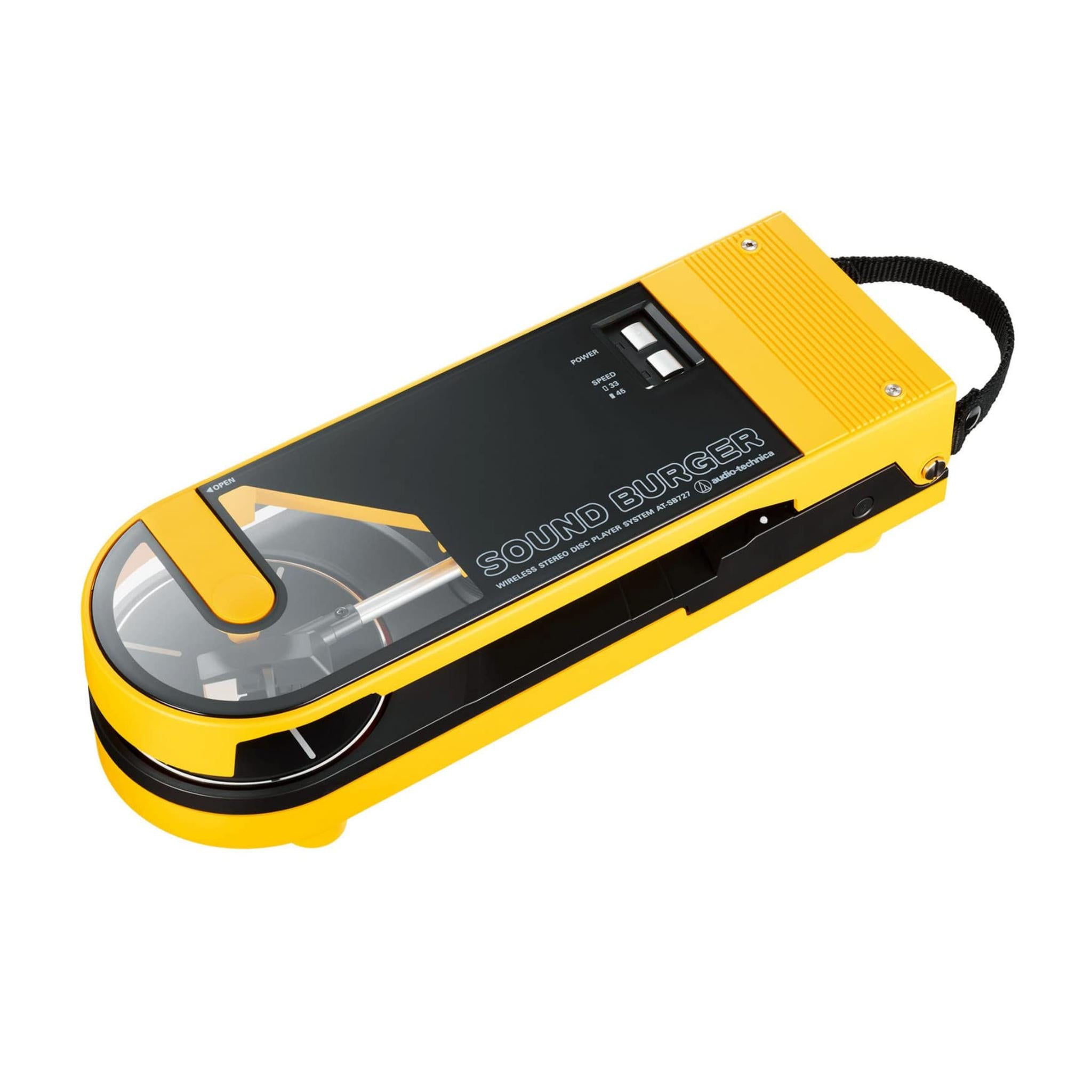 AudioTechnica AT-SB727 Sound Burger Portable Turntable with Bluetooth Yellow