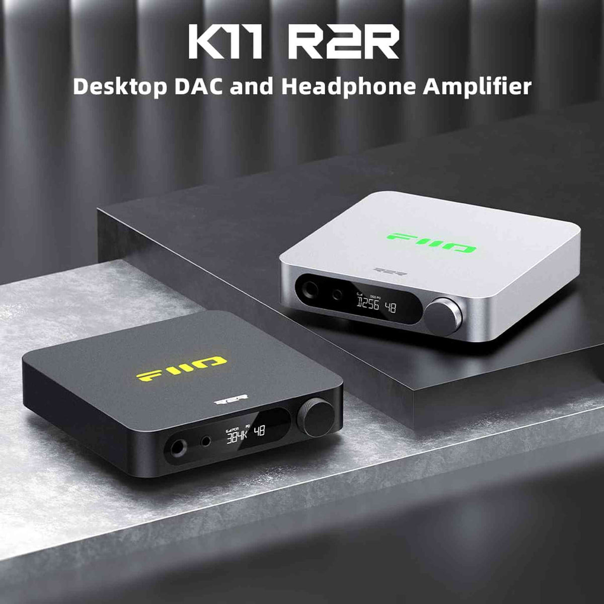 FIIO K11 Compact Desktop R2R Architecture DAC and Headphone Amplifier Black