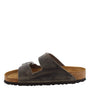 Birkenstock Womens Shoes Arizona SFB Sandals, Iron, Grey, 9 Medium US