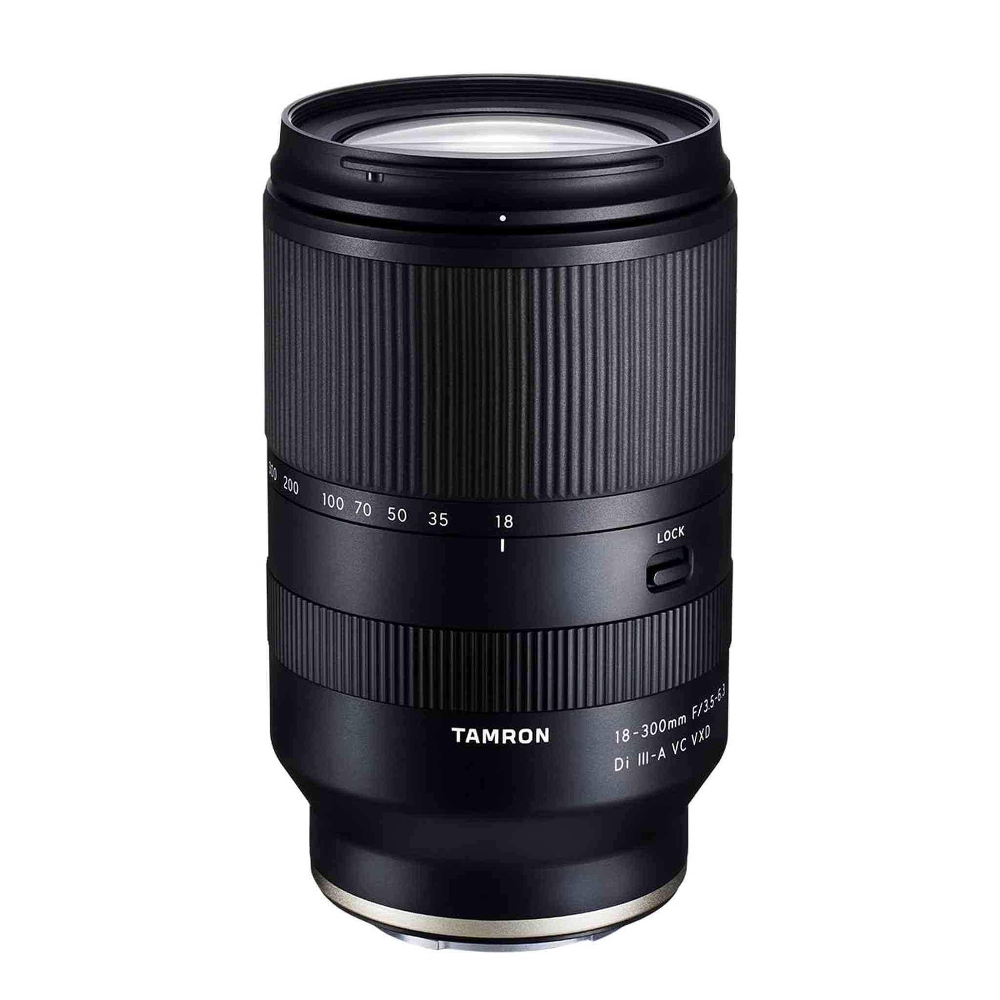 Tamron 18-300mm F/3.5-6.3 Di III-A VC VXD Lens for Sony E APS-C Mirrorless Cameras Black