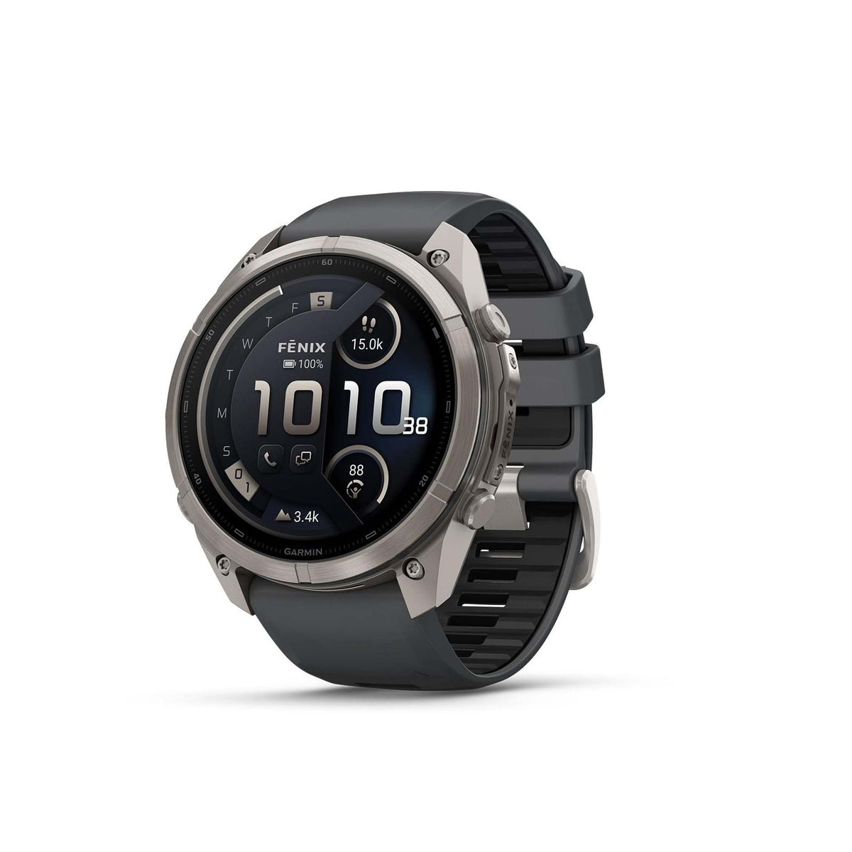 Garmin fēnix® 9 Pro, inReach®, Titanium, 51mm, Graphite/Black