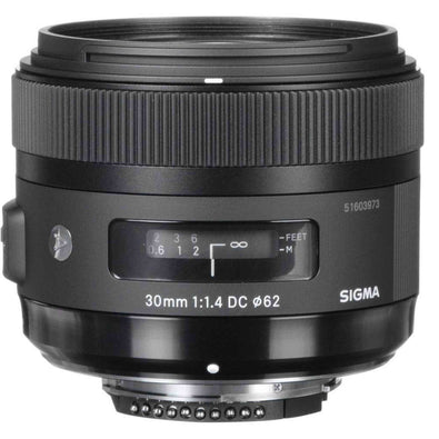 Sigma 30mm f/1.4 DC HSM Art Lens for Nikon + Deluxe Lens Cleaning Kit Bundle
