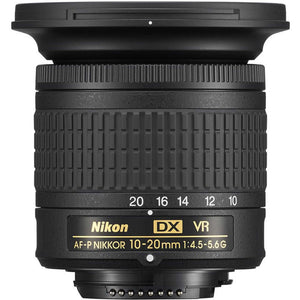 Nikon AF-P DX NIKKOR 10-20mm f/4.5-5.6G VR Lens - Reconditioned