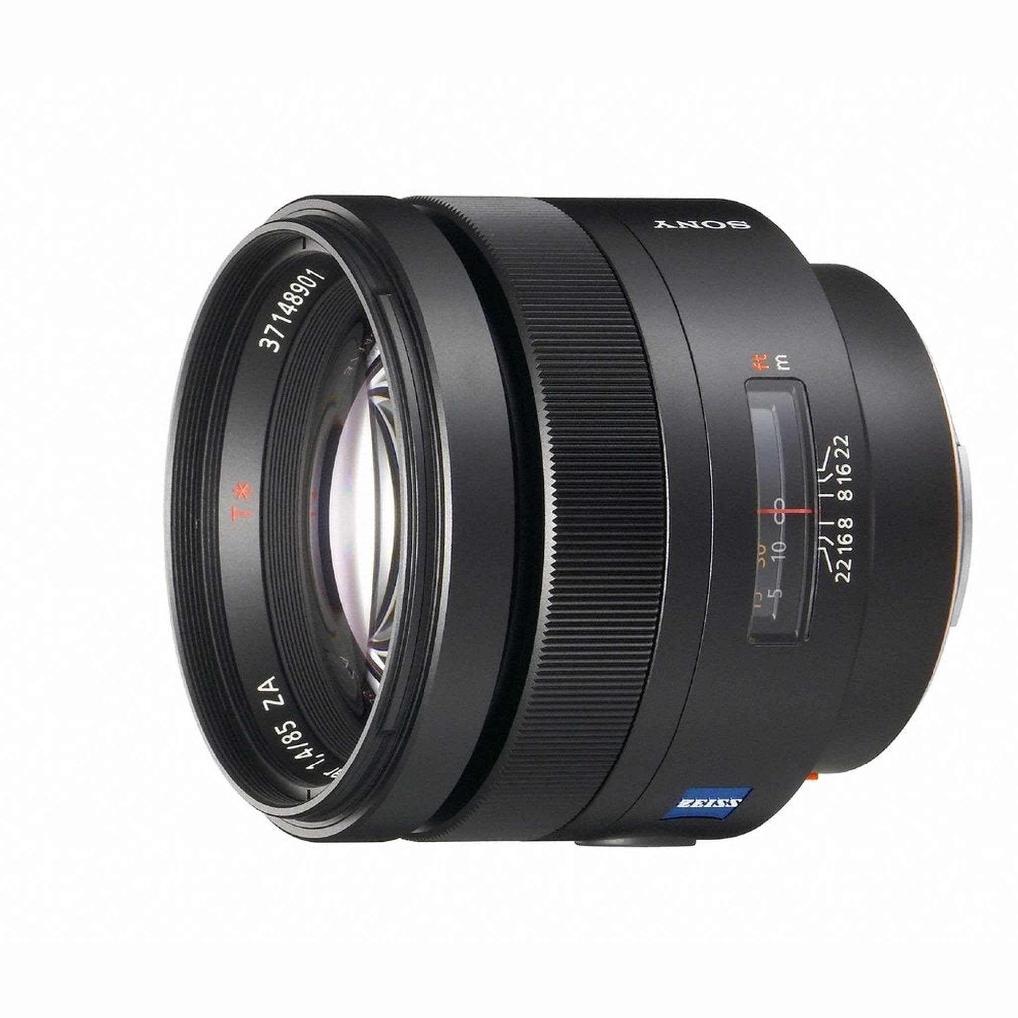 Sony SAL-85F14Z 85mm f1.4 Carl Zeiss Planar T Coated Telephoto Lens for Sony Alpha Digital SLR Camera - Used Sony