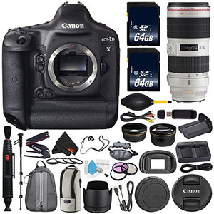 6Ave Canon EOS-1D X DSLR Camera International Version No Warranty Canon EF 70-200mm f/2.8L is II USM Lens + Battery Gr