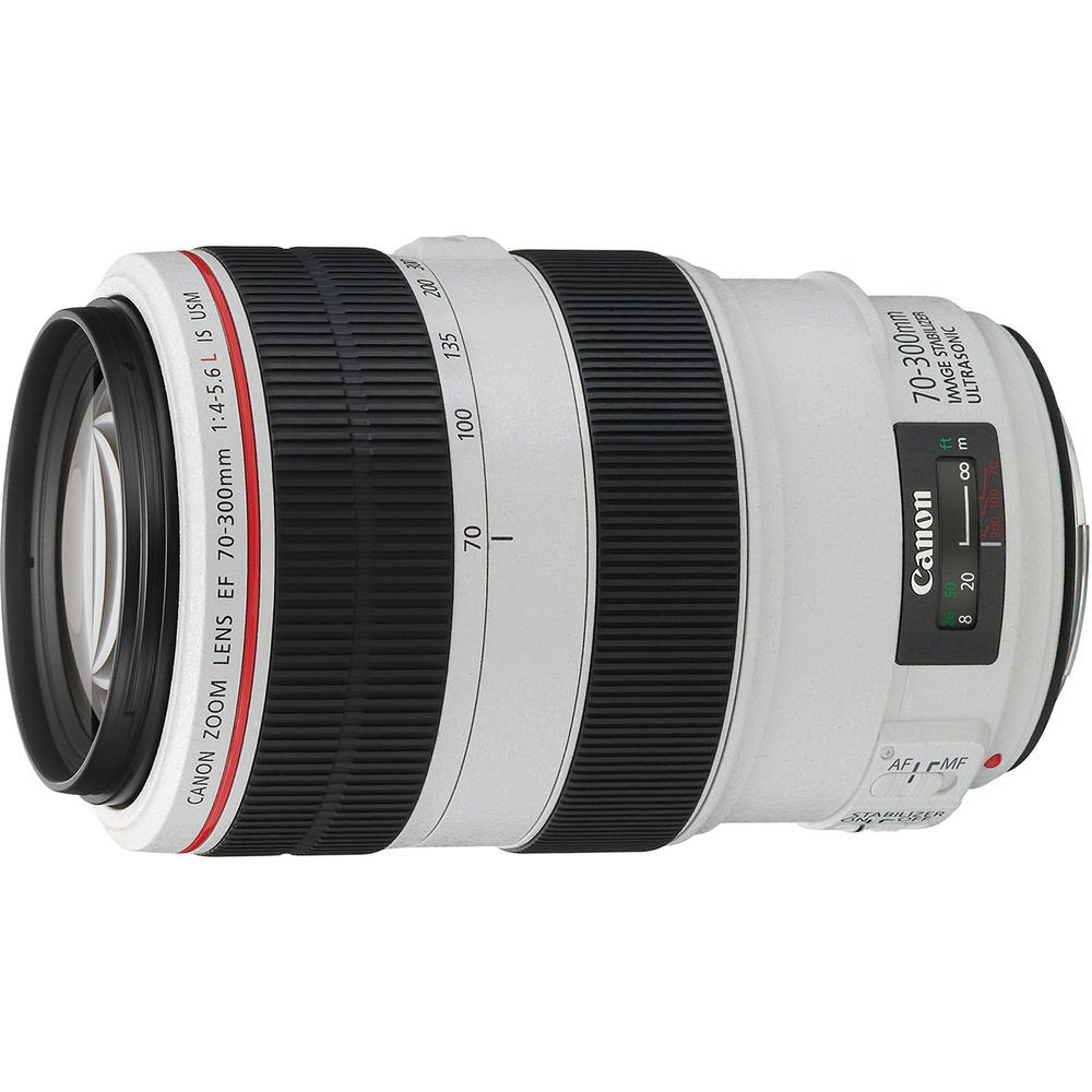 Canon EF 70-300mm f/4-5.6L is USM Lens for Canon EF Mount + Accessories (International Model with 2 Year Warranty)