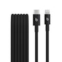 Beats USB-C to Lightning Woven Cable Fast Charging Durable/Tangle-Free Compatible Charger for Apple Devices w Lightning Ports 1.5 m, 5 ft - Bolt Black