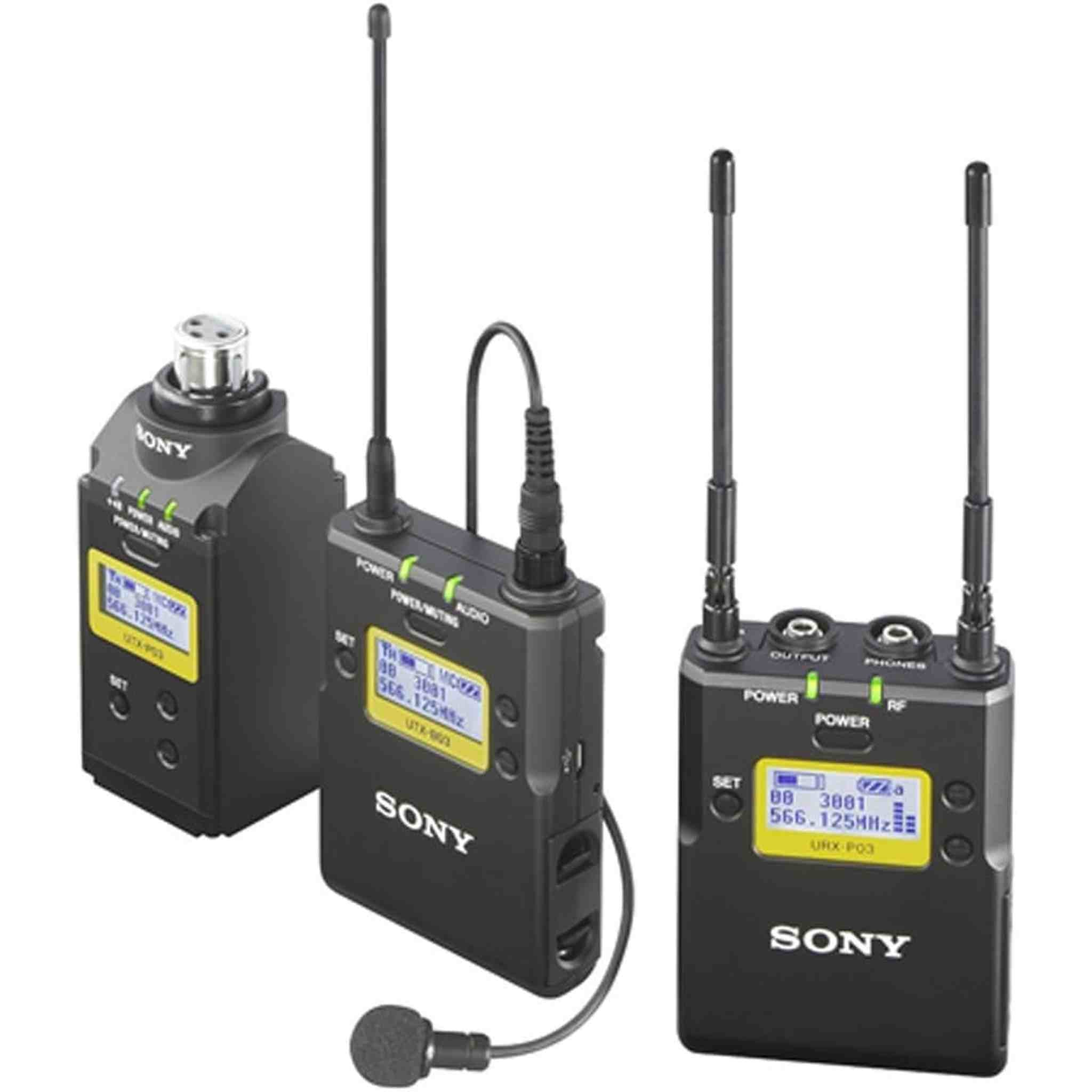 Sony - UWP-D16/30 - UWP-D16 Integrated Digital Plug-on & Lavalier Combo Wireless Microphone System UHF Channels 30/36 - Used Sony