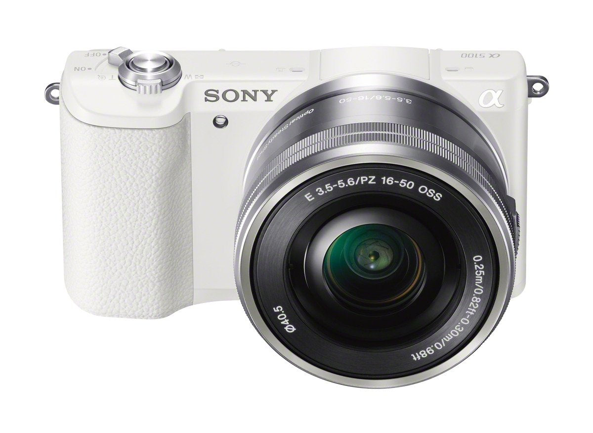 Sony a5100 16-50mm Mirrorless Digital Camera with 3-Inch Flip Up LCD White - International Version No Warranty