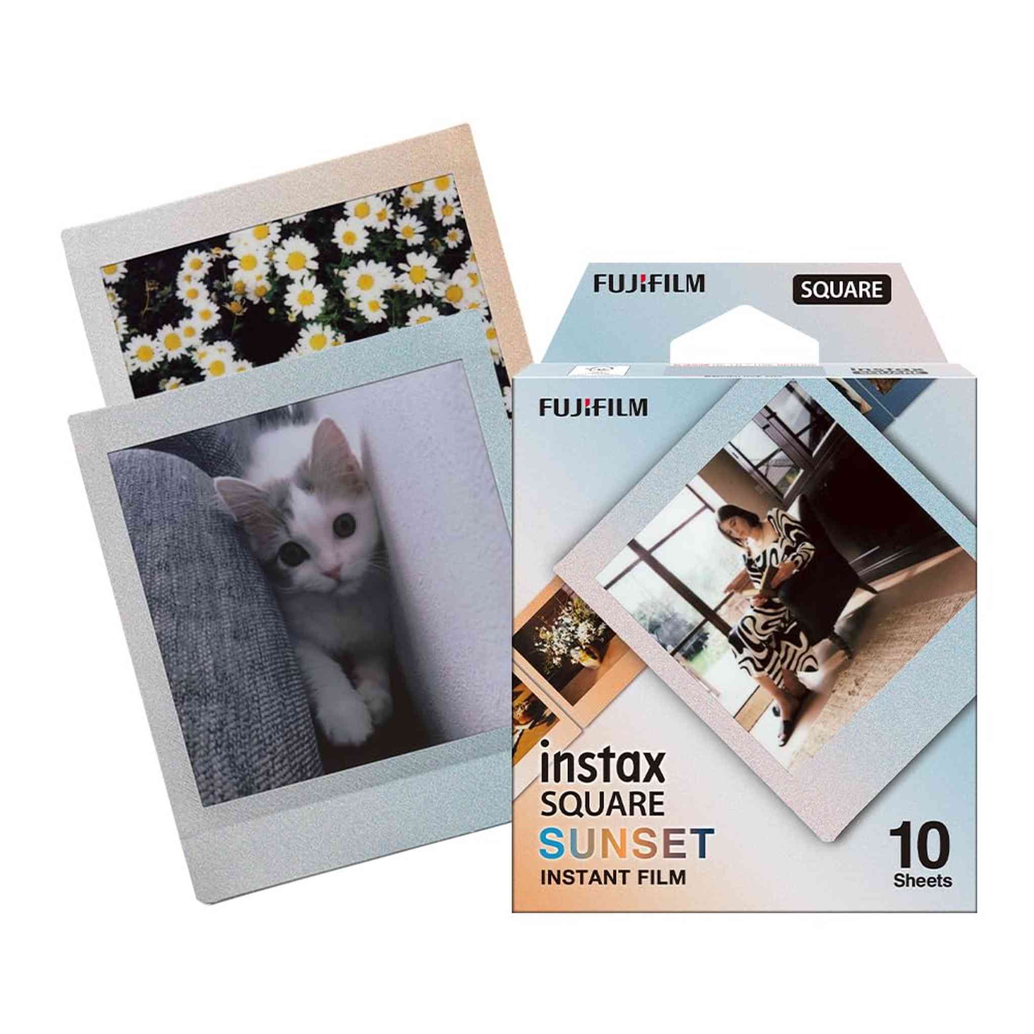 FUJIFILM Instax Square Sunset Film - 10 Exposures instax
