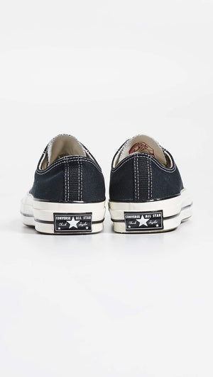 Converse All Star '70s Unisex Sneakers, Black, 9.5 US Women/7.5 US Men