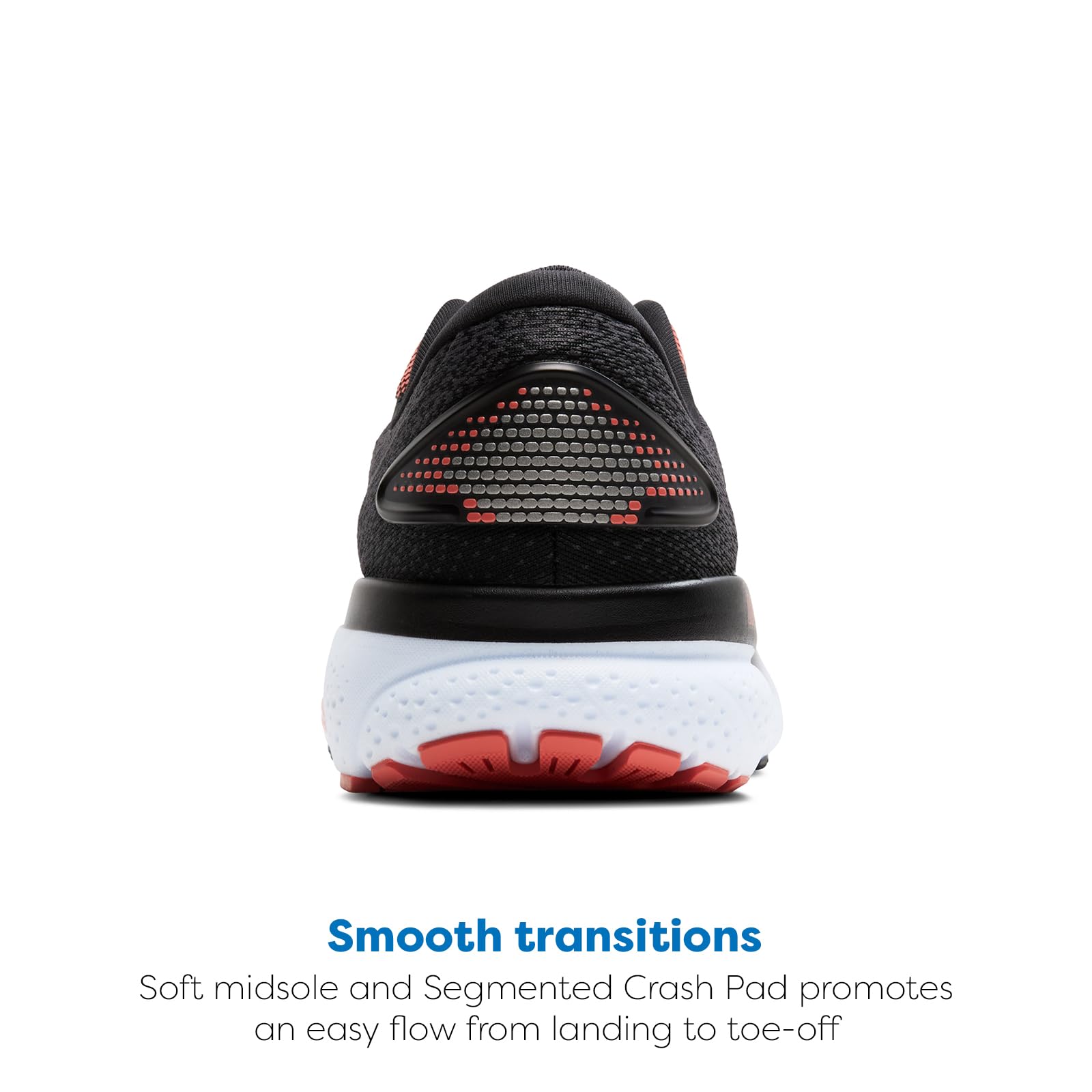 Brooks Men’s Ghost 16 Neutral Running Shoe - Black/Ebony/Burnt Sienna - 8 Medium