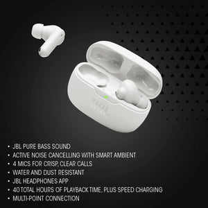 JBL Vibe Beam 2 - True Wireless Noise Cancelling Earbuds Black