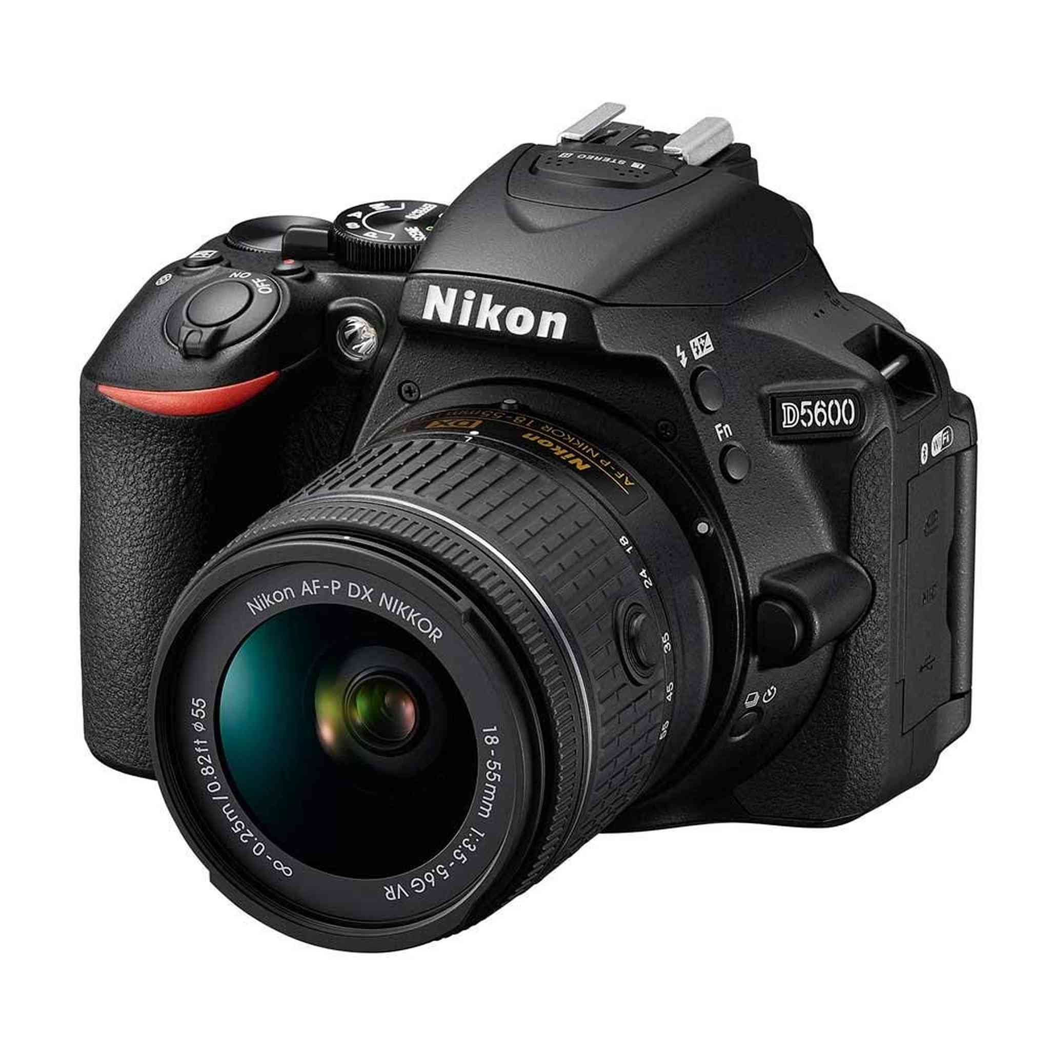 Nikon D5600 DSLR with 18-55mm f/3.5-5.6G VR and 70-300mm f/4.5-6.3G ED Renewed - Reconditioned Nikon
