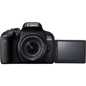 Canon EOS Rebel 800D / T7i DSLR Camera with 18-55 Lens 1895C002 + More - Reconditioned Canon