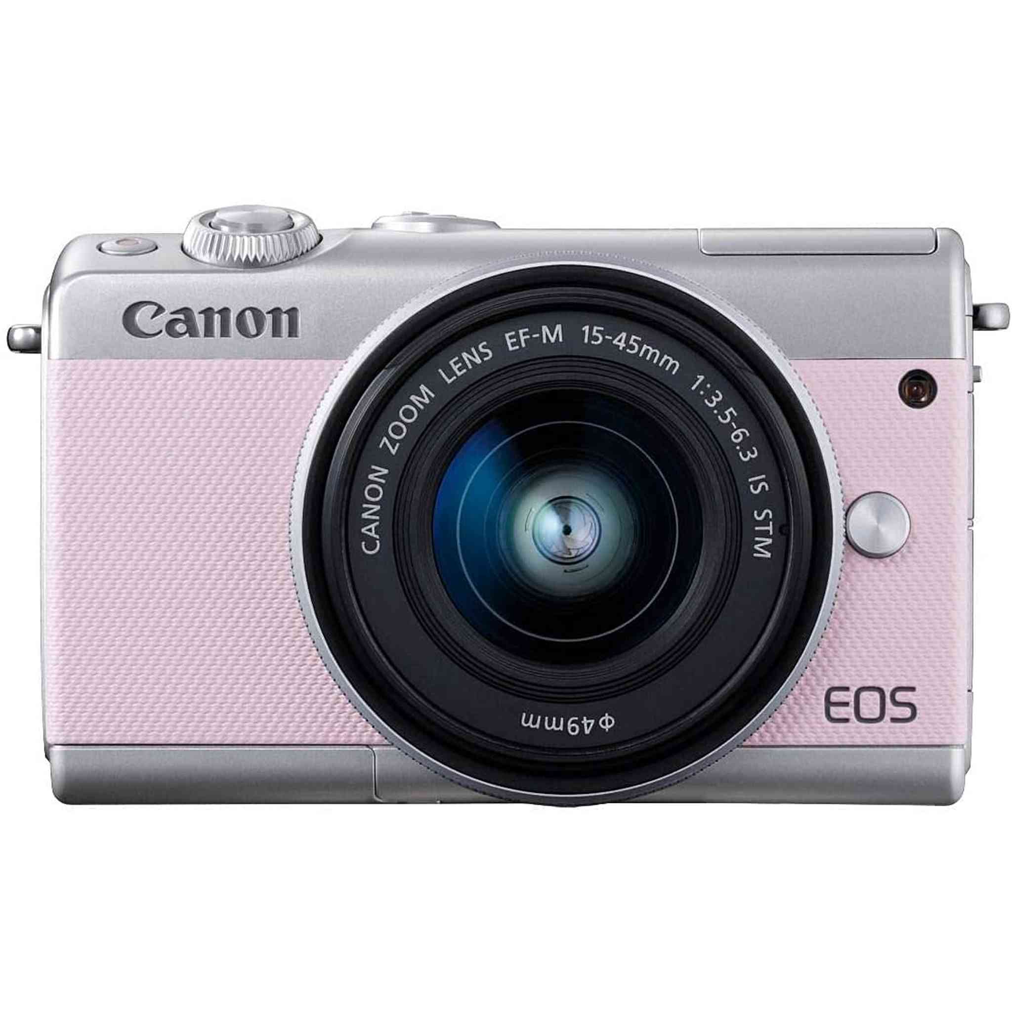 Canon EOS M100 Mirrorless Digital Camera with 15-45mm Lens Bundle