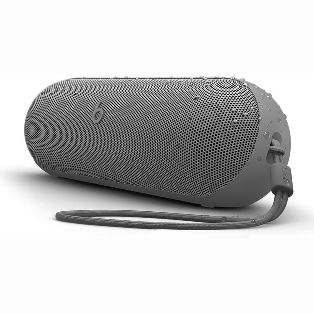 Beats Pill x Kim Kardashian - Wireless Bluetooth Speaker and Portable Charger via USB-C - Up to 24 Hours Battery Life, IP67 Water Resistant, Apple & Android Compatible, Built-in Mic - Dark Gray