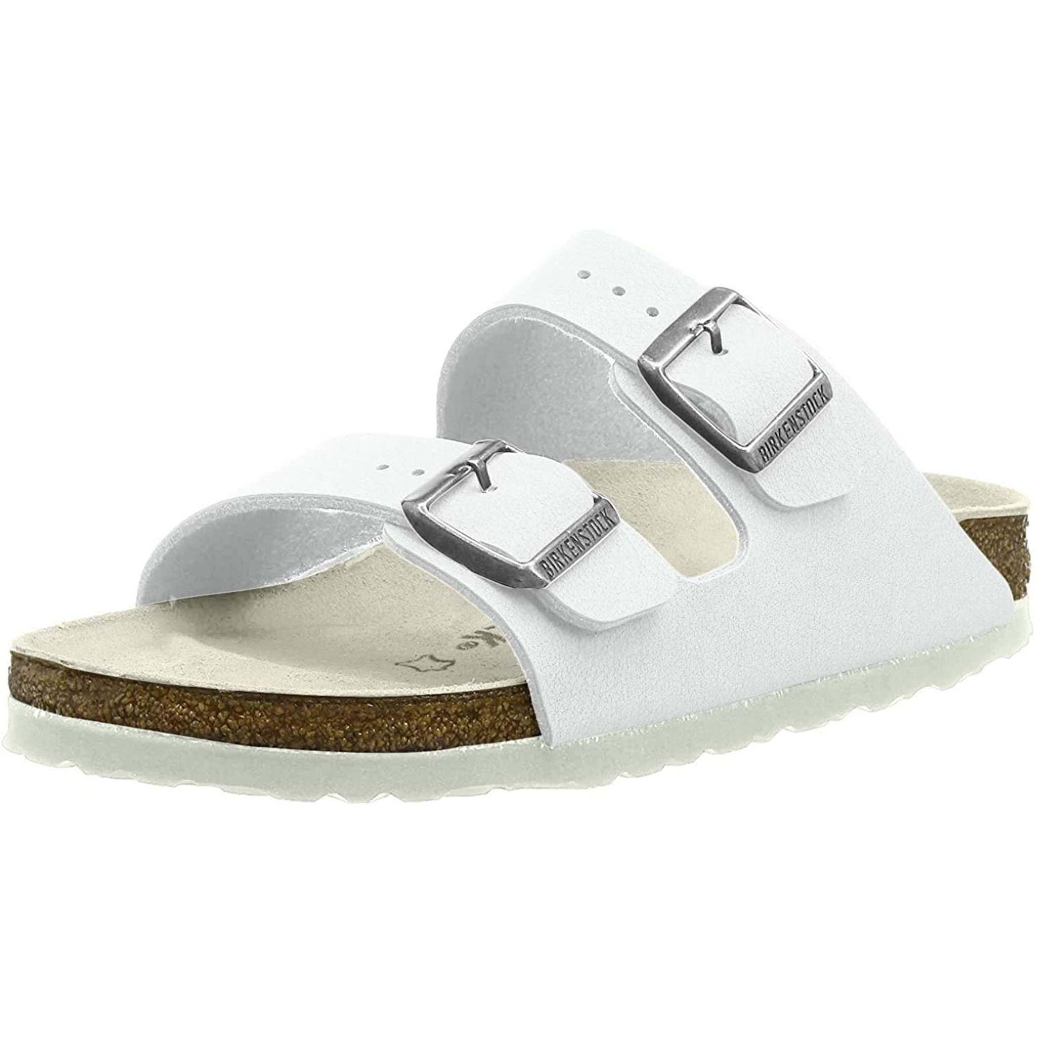 Birkenstock Arizona Unisex White Birko-Flor Sandal 37 / Unisex US Size 6-6.5 Birkenstock