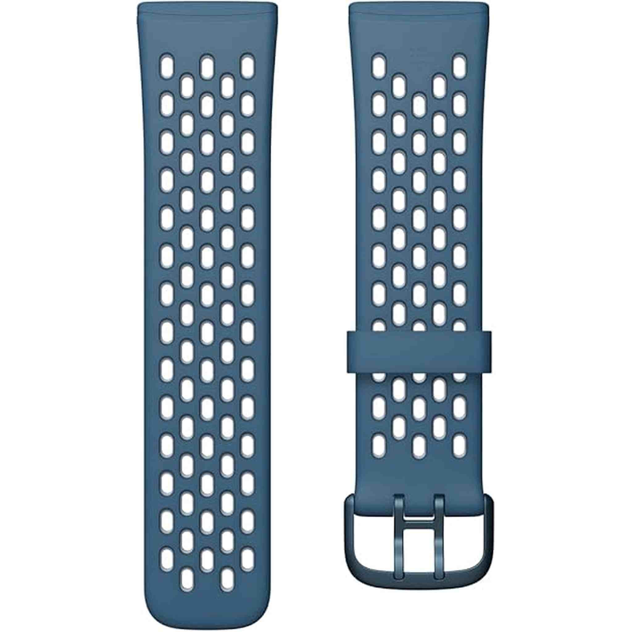 Fitbit Versa 3/Sense,Sport Band,Sapphire/Fog Grey,Large Fitbit