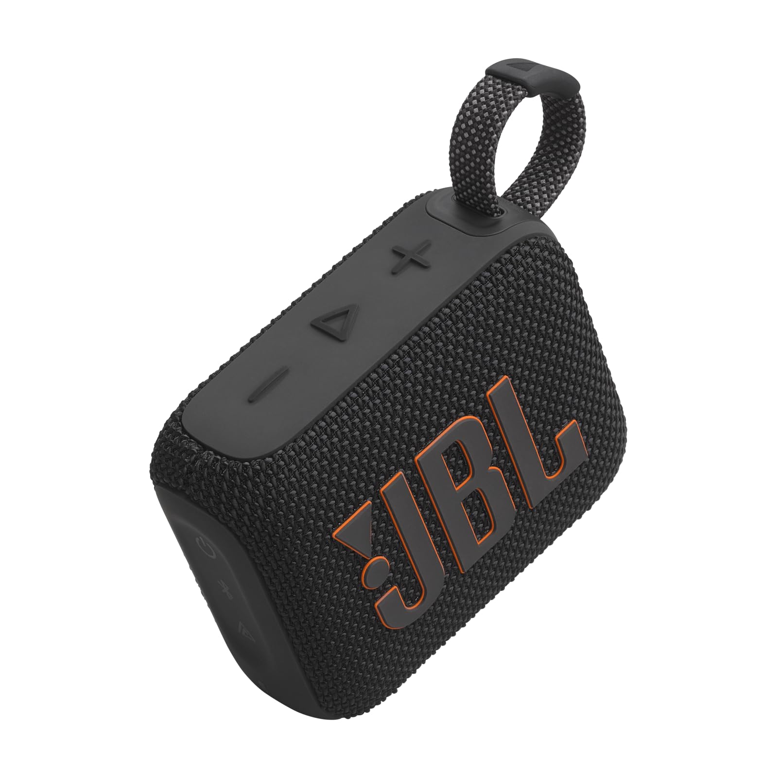 JBL Go 4 - Ultra-Portable, Waterproof and Dustproof Bluetooth Speaker, Big Pro Sound with Punchy bass, 7-Hour Built-in Battery, Made in Part with Recycled Materials Black