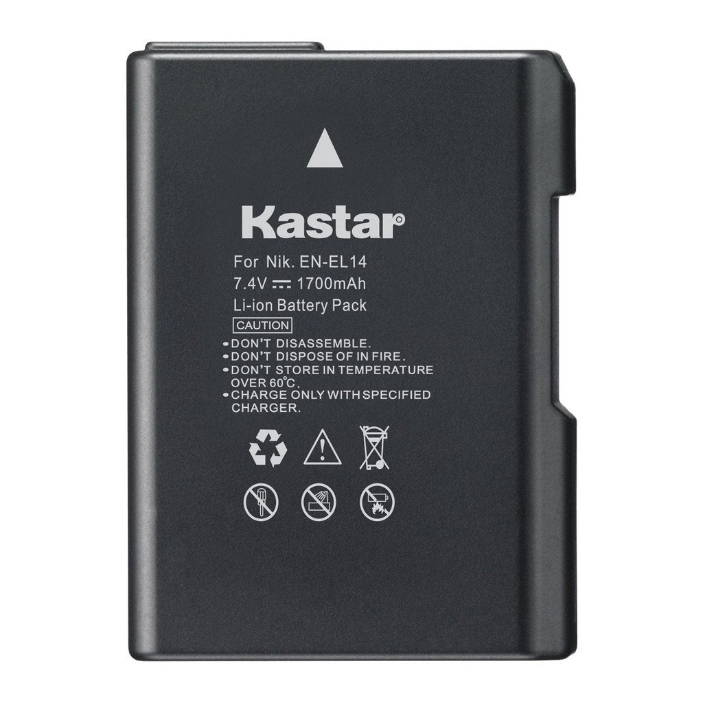 Replacement Nikon EN-EL14 Battery for Nikon D3100, D3200, D5100, P7000, P7100, P7700 DSLR Cameras Kastar