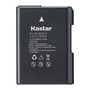 Replacement Nikon EN-EL14 Battery for Nikon D3100, D3200, D5100, P7000, P7100, P7700 DSLR Cameras Kastar