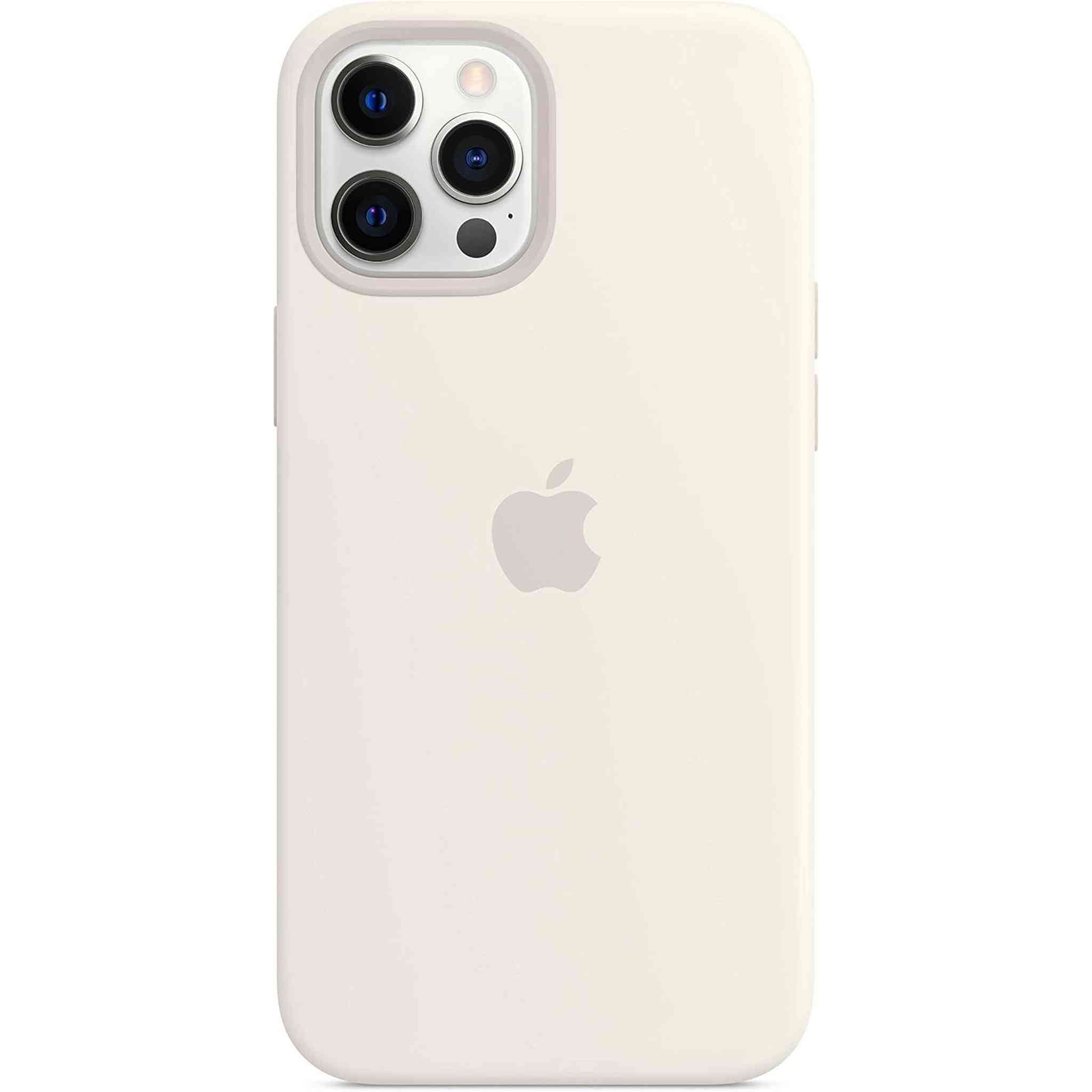 Apple iPhone 12 Pro Max Silicone Case with MagSafe - White - Used Apple