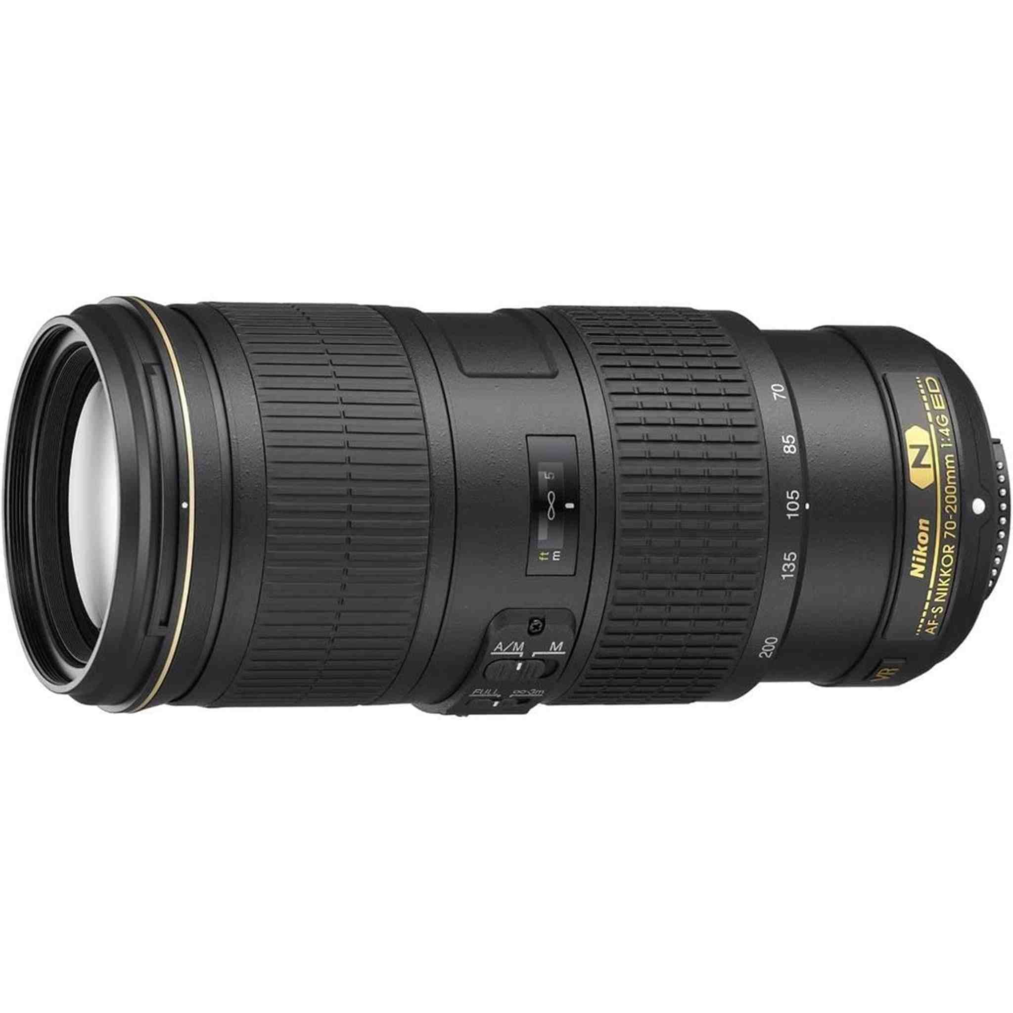 Nikon AF-S 70-200mm f/4G ED VR Telephoto Lens 2202 Intl Model Bundle Nikon