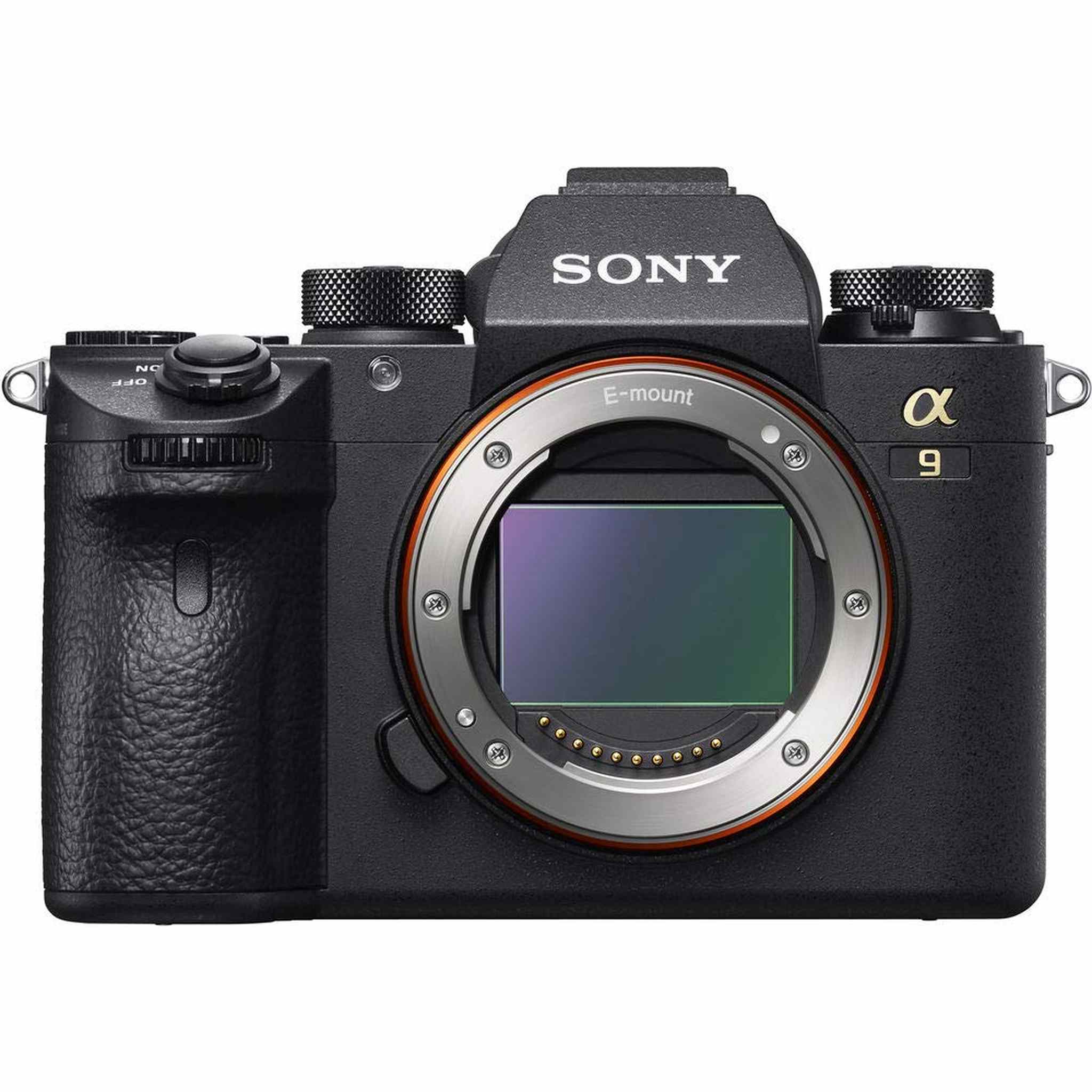 Sony Alpha a9 Mirrorless Camera ILCE9/B with Soft Bag, Tripod, Additional Battery, Rode Mic, LED Light, 64GB Memory Card - Used Sony