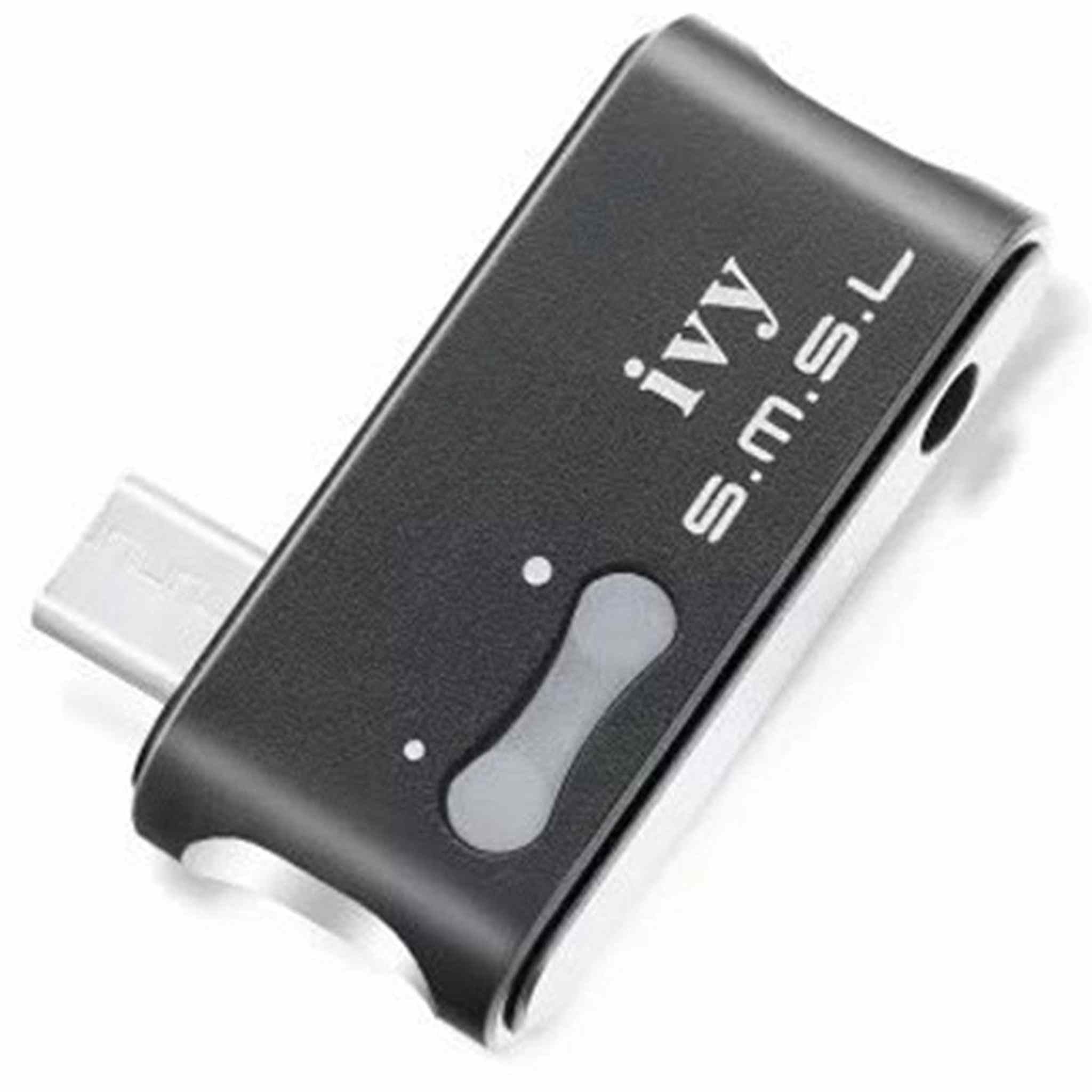 SMSL IVY DAC MINI Portable Audio Digital to Analog Converter, AMP Headphones Amplifier USB Input Support OTG only for Android Cellphones Black S.M.S.L