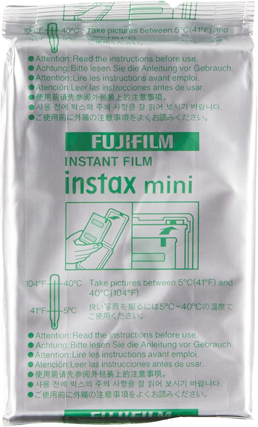 Fujifilm Instax Mini Instant Film for Fuji 7s 8 9 11 25 70 SP-1 SP-2 (50 Films)