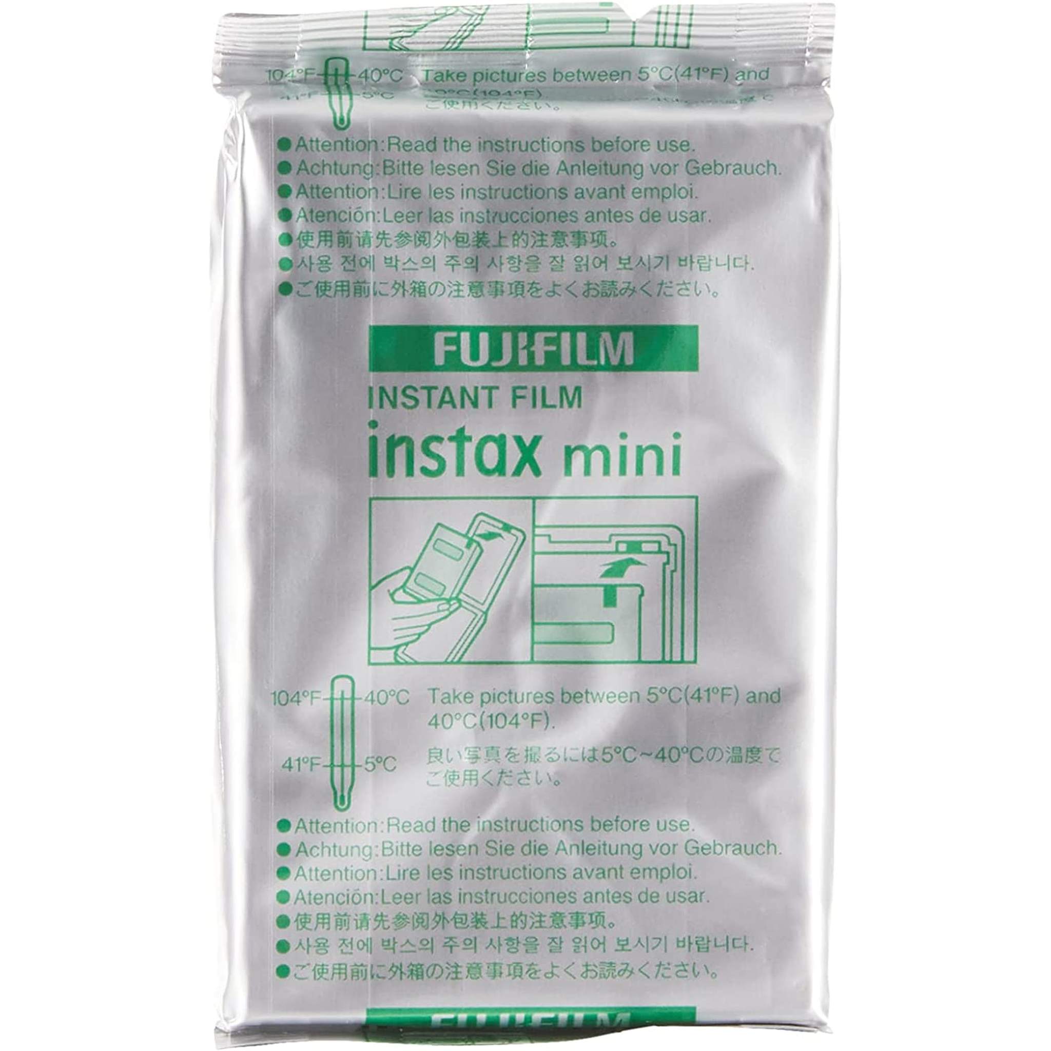 Fujifilm Instax Mini Instant Film, 2 x 10 Shots X 2Pack Total 40 Shots Value Fujifilm