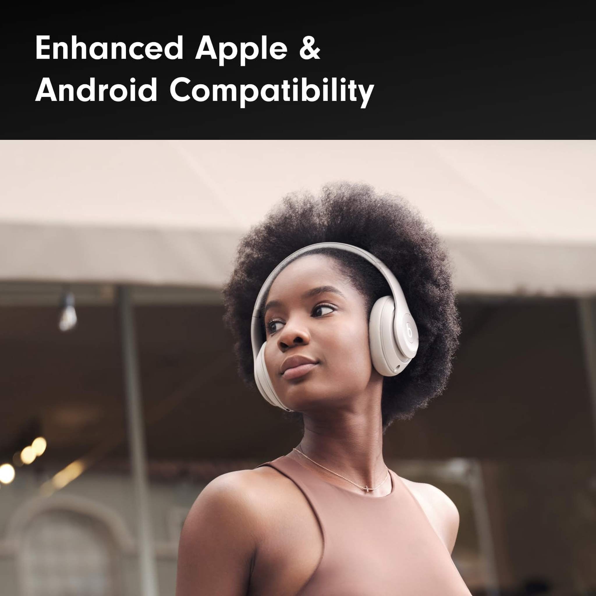 Beats Studio Pro - Wireless Bluetooth Noise Cancelling Headphones Sandstone - Reconditioned
