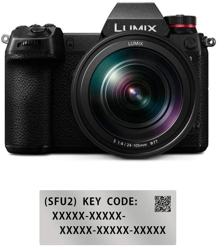 Panasonic LUMIX S1 24.2MP Digital Mirrorless Camera with 24-105mm Plus DMW-SFU2 S1 Filmmaker Upgrade Software Key (VLOG+V GAMMUT/4K 60P 4:2:2 10bit/LUT) Bundle
